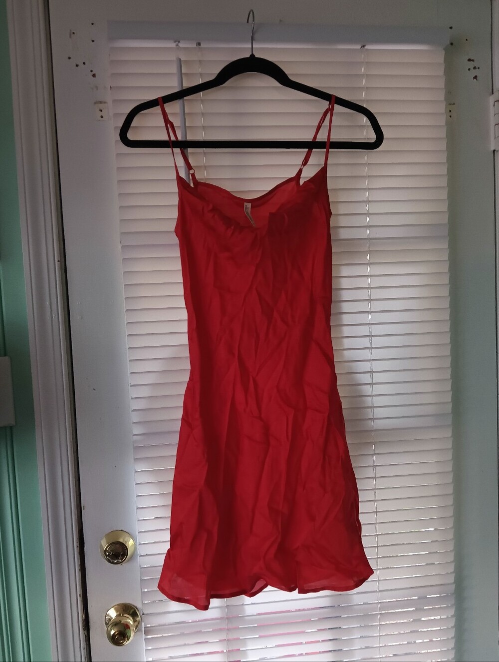 Urban Outfitters Red Mini Slip Dress